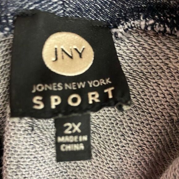 Jones New York Sport Blue Open Front Cardigan - Picture 4 of 6